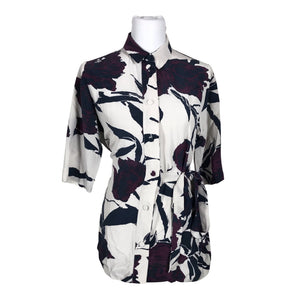 Unisex Samsoe&Samsoe - Short-sleeved blouse, size 38 - Beige (1)