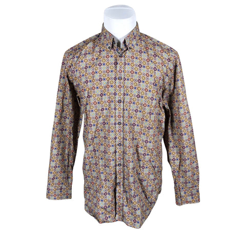 Unisex Bugatti - Collared shirt, size L - Beige ()