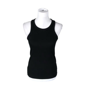 Unisex Arket - Tricot tank top, size 38 - Black (1)