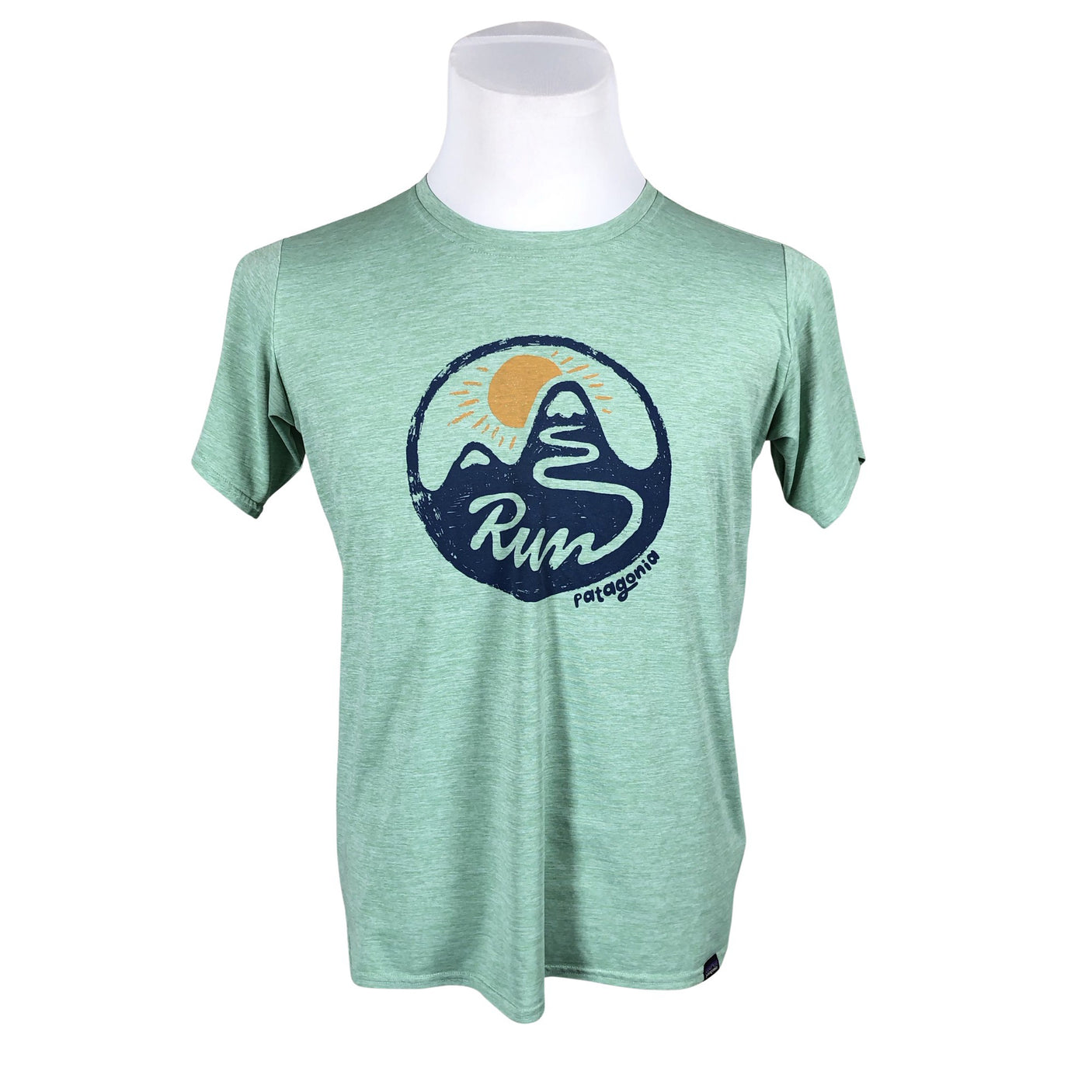 Unisex Patagonia - Sports shirt, short sleeve, size L - Green (1)