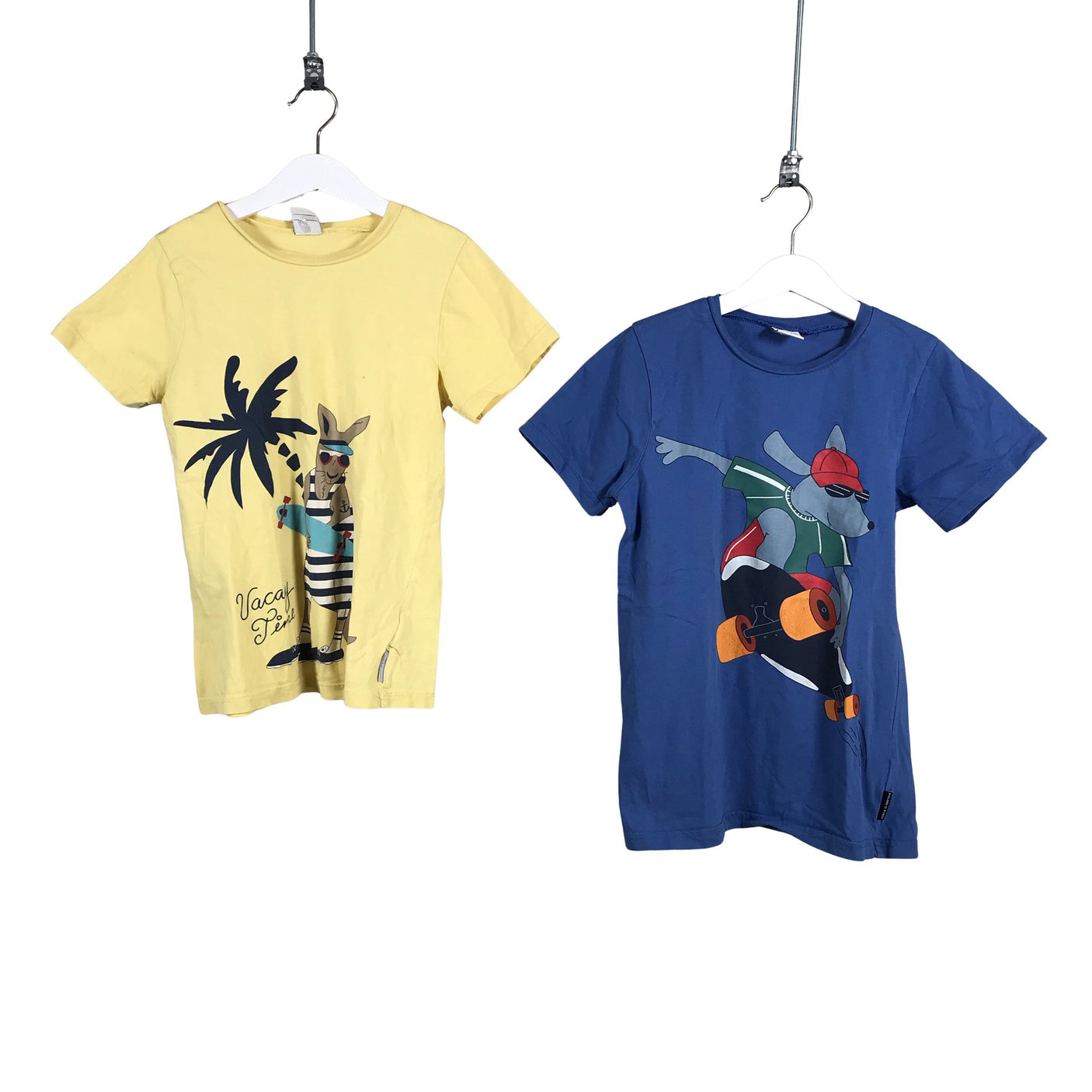 Unisex Polarn O. Pyret - T-shirt, size 134 - 140 - Blue (1)