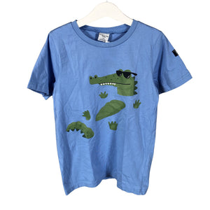 Unisex Polarn O. Pyret - T-shirt, size 134 - 140 - Light blue (1)