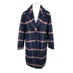 Unisex Sand - Wool coat, size 42 - Blue (1)