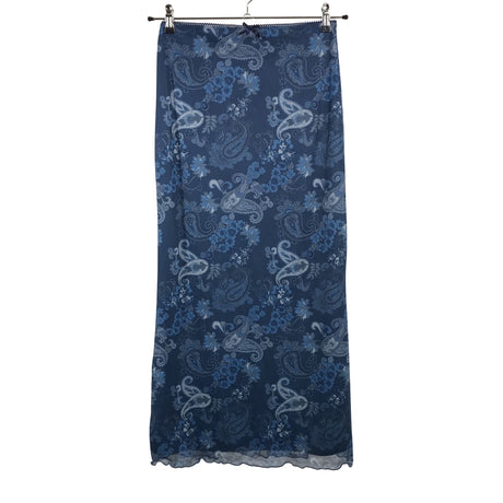 Unisex House Brand - Tricot skirt, size 38 - Blue ()