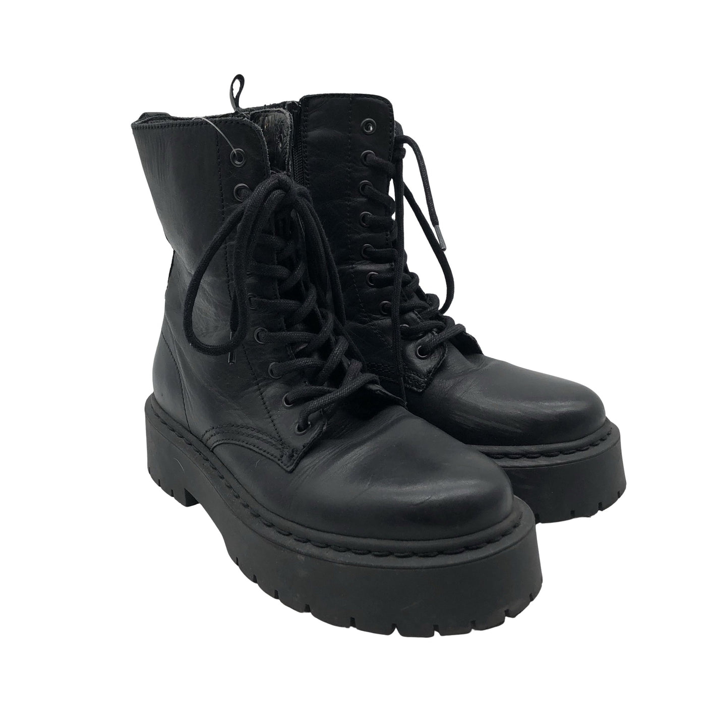 Unisex Bianco - Army boots, size 41 - Black (2)