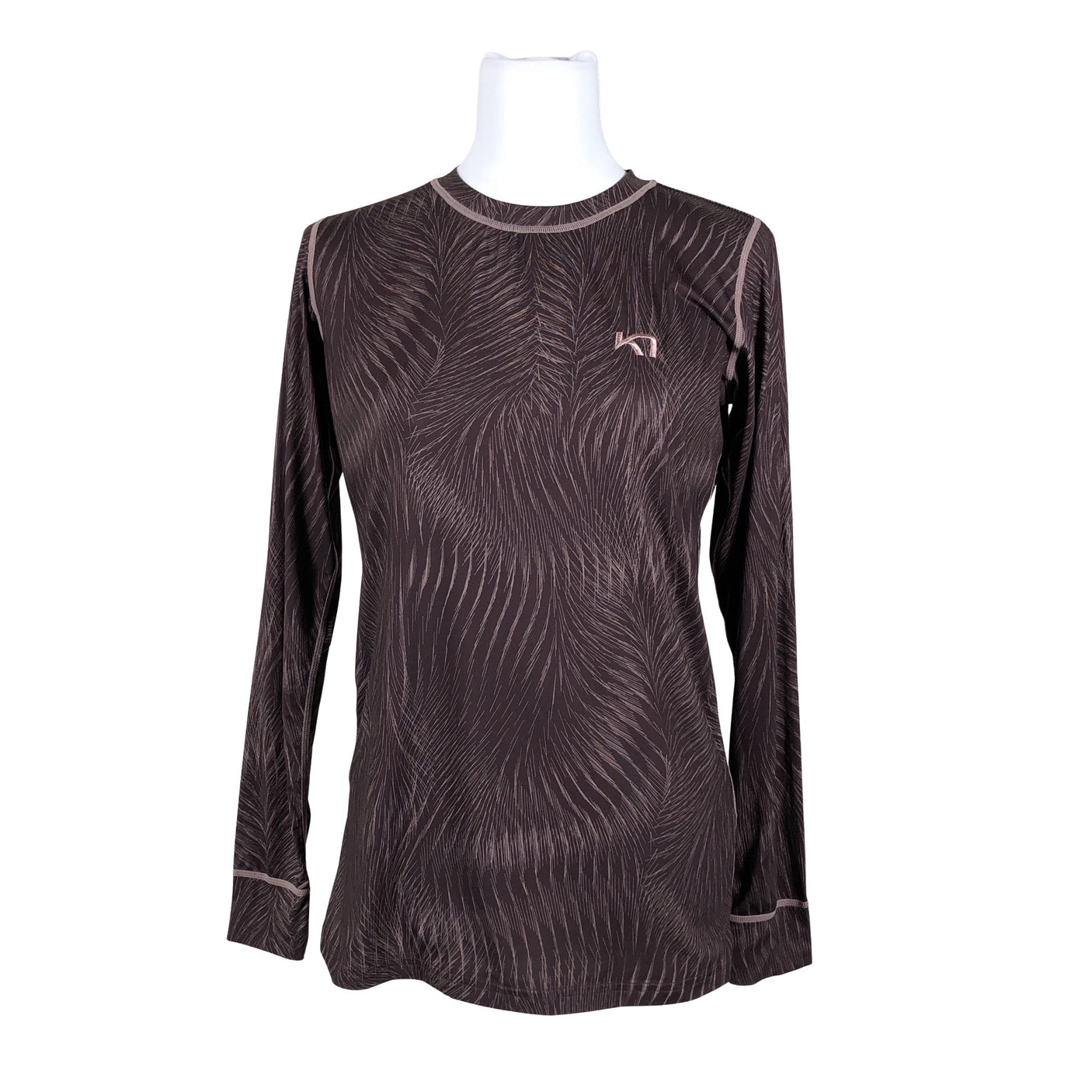 Unisex Kari Traa - Sports shirt, long sleeve, size 40 - Brown (1)