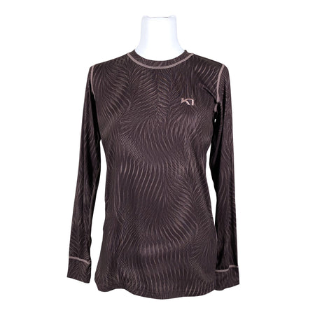 Unisex Kari Traa - Sports shirt, long sleeve, size 40 - Brown ()