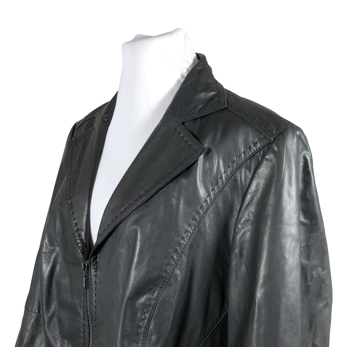 Unisex Samoon - Leather jacket, size 54 - Black (2)