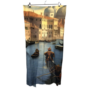 Unisex Marc Barell - Scarf, size Maxi - Blue (2)