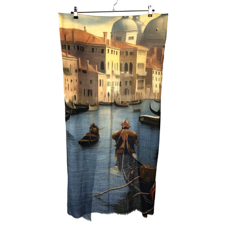 Unisex Marc Barell - Scarf, size Maxi - Blue (2)
