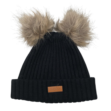 Unisex Gugguu - Winter beanie, size 54 - 56 cm - Black ()