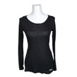 Unisex Gymshark - Sports shirt, long sleeve, size 38 - Black ()