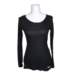 Unisex Gymshark - Sports shirt, long sleeve, size 38 - Black (1)