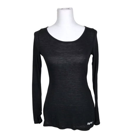 Unisex Gymshark - Sports shirt, long sleeve, size 38 - Black ()