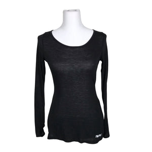 Unisex Gymshark - Sports shirt, long sleeve, size 38 - Black (3)