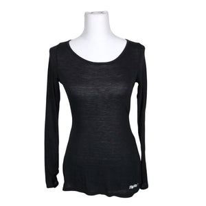 Unisex Gymshark - Sports shirt, long sleeve, size 38 - Black (2)