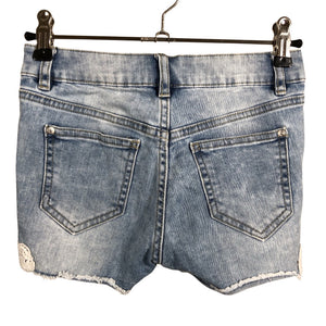 Unisex Lindex - Denim shorts, size 128 - 134 - Light blue (2)