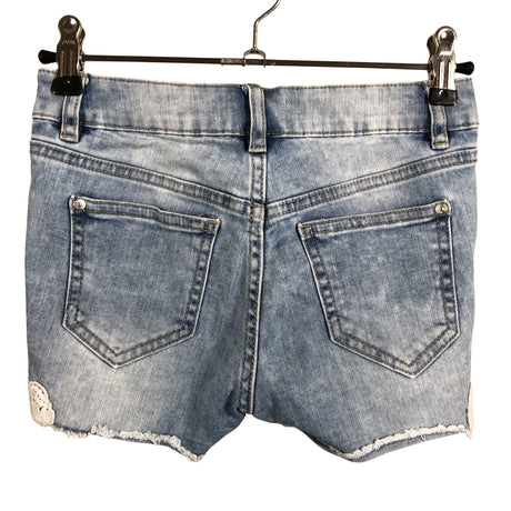 Unisex Lindex - Denim shorts, size 128 - 134 - Light blue (2)