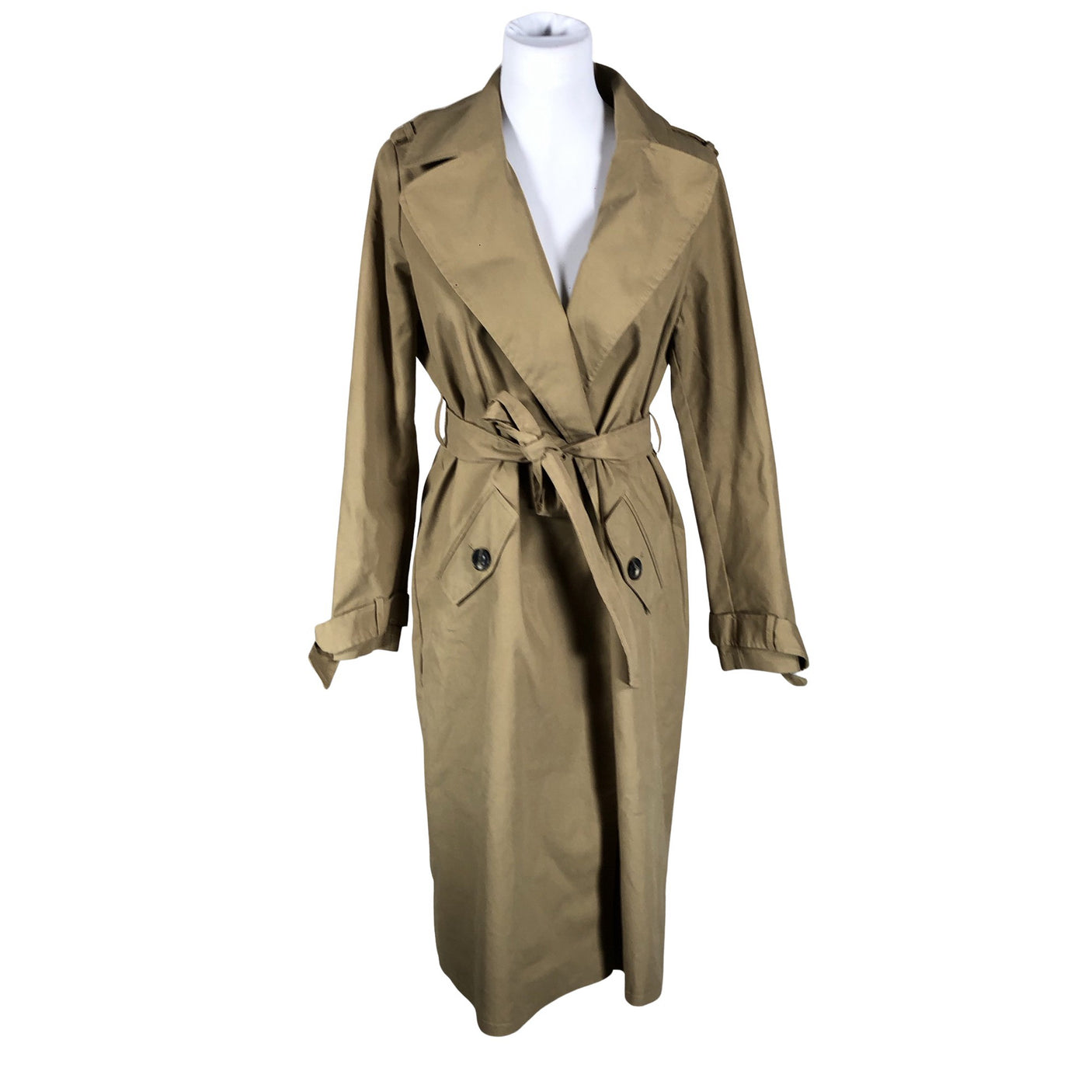Unisex River Island - Trench coat, size 38 - Brown (1)