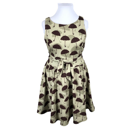 Unisex Lady Vintage - Tricot dress, size 42 - Green ()