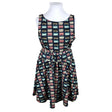 Unisex Lady Vintage - Tricot dress, size 44 - Blue ()