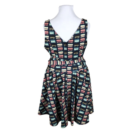 Unisex Lady Vintage - Tricot dress, size 44 - Blue (2)
