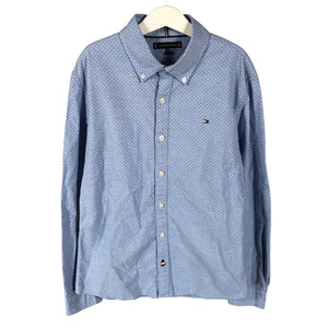 Unisex Tommy Hilfiger - Collared shirt, size 152 - 158 - Light blue (1)