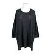Unisex Aino - Tricot tunic, size 42 - Black ()