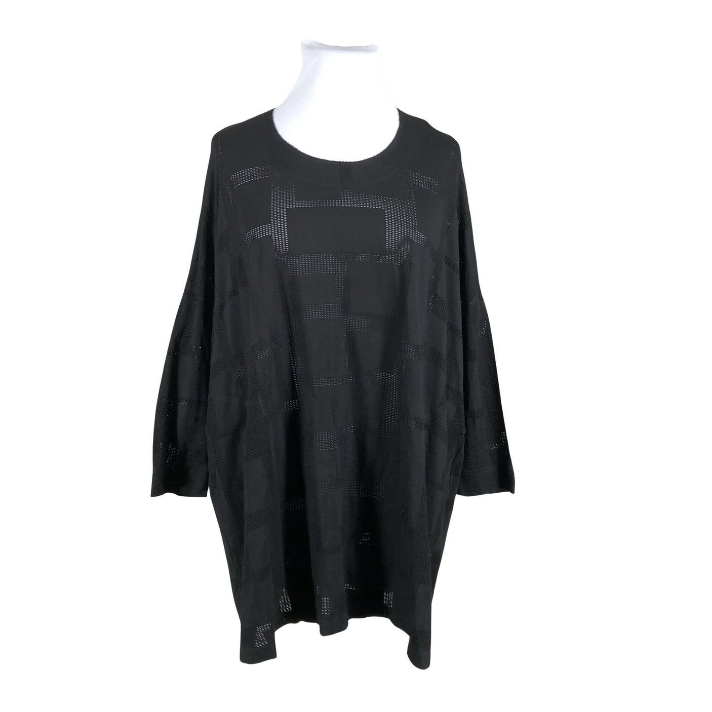 Unisex Aino - Tricot tunic, size 42 - Black (1)