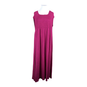 Unisex Ulla Popken - Maxi dress, size 50 - Violet (1)