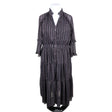 Unisex Rue de Femme - Schiffon dress, size 44 - Black ()