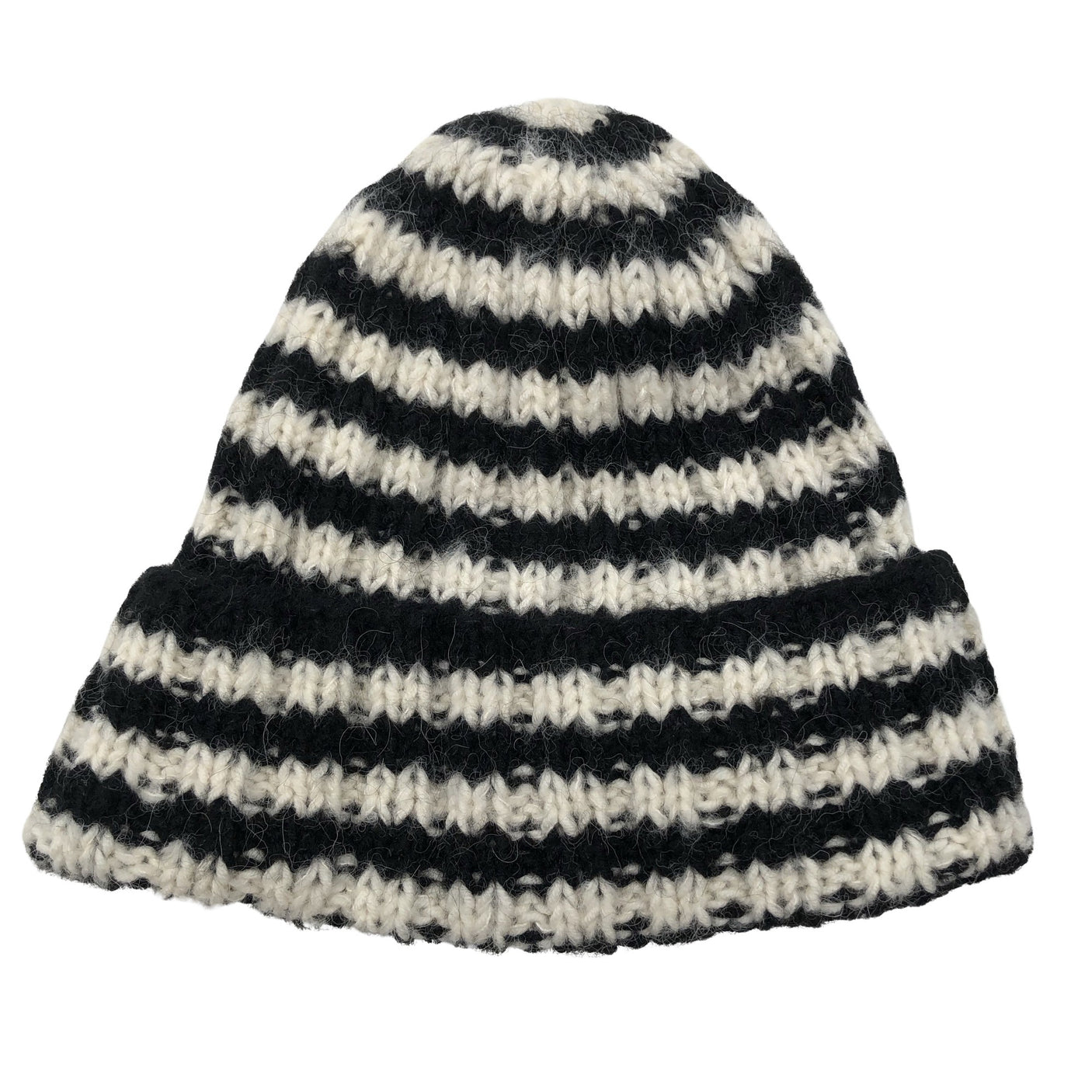 Unisex Handmade - Winter beanie, size 58 - 60 cm - Black (1)