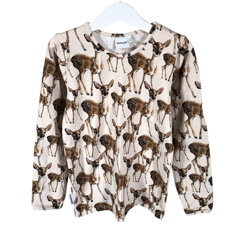 Unisex Metsola - Tricot shirt, size 122 - 128 - Beige ()