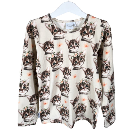 Unisex Metsola - Tricot shirt, size 122 - 128 - Beige ()