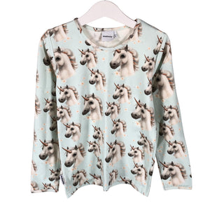 Unisex Metsola - Tricot shirt, size 122 - 128 - Light blue (1)