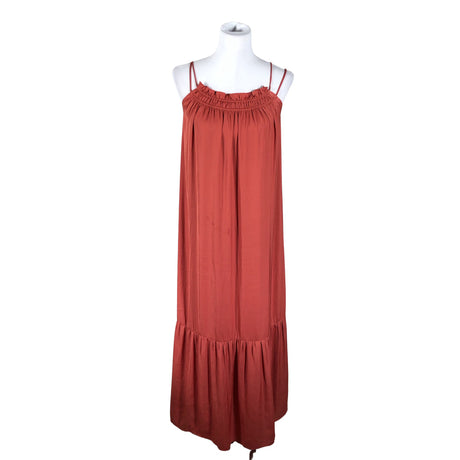 Unisex Lindex - Schiffon dress, size 36 - Orange ()