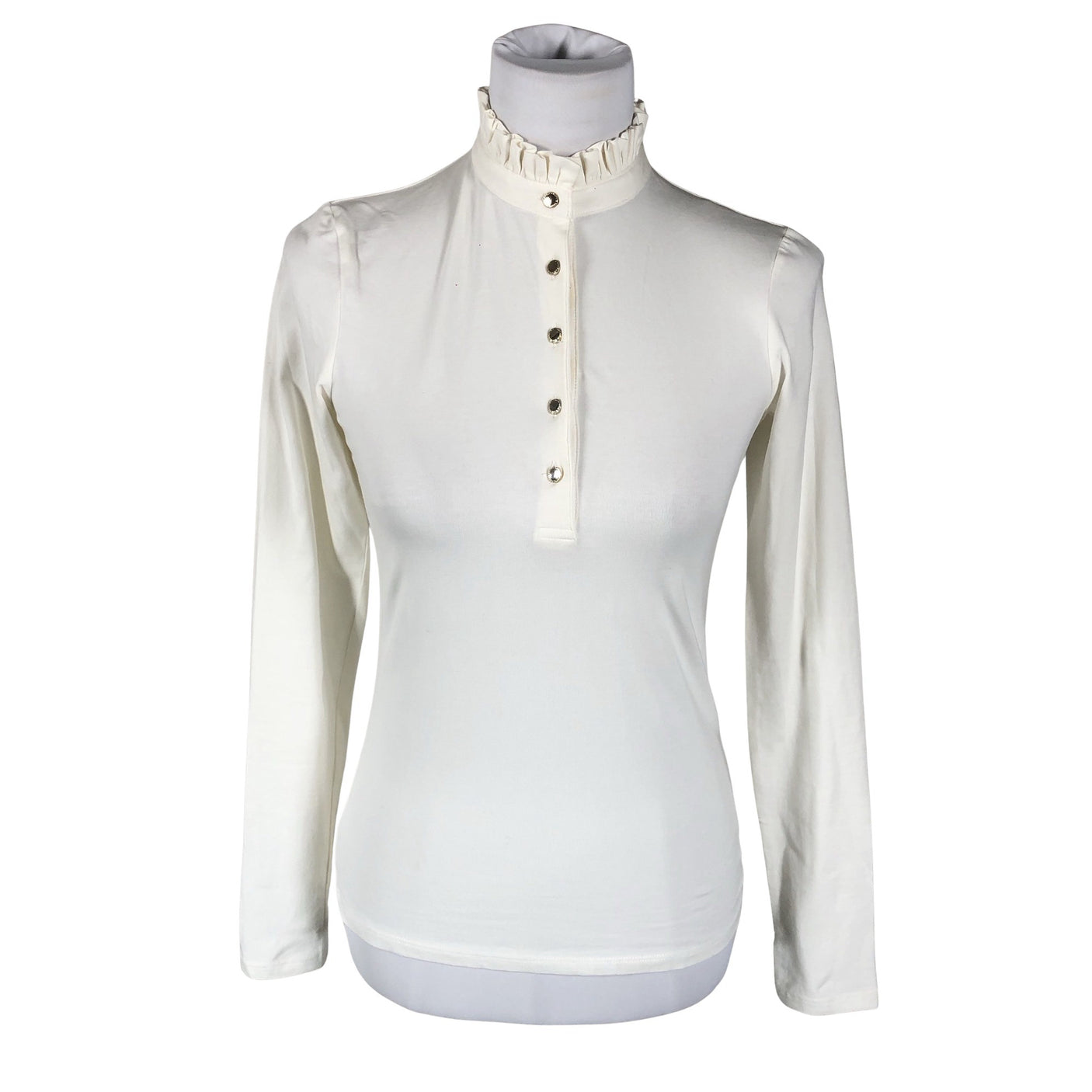 Unisex Holly & Whyte by Lindex - Tricot shirt, size 34 - Natural white (1)
