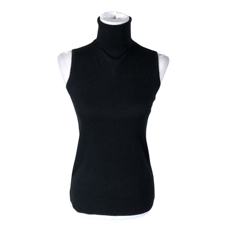 Unisex Massimo Dutti - Tricot tank top, size 34 - Black ()