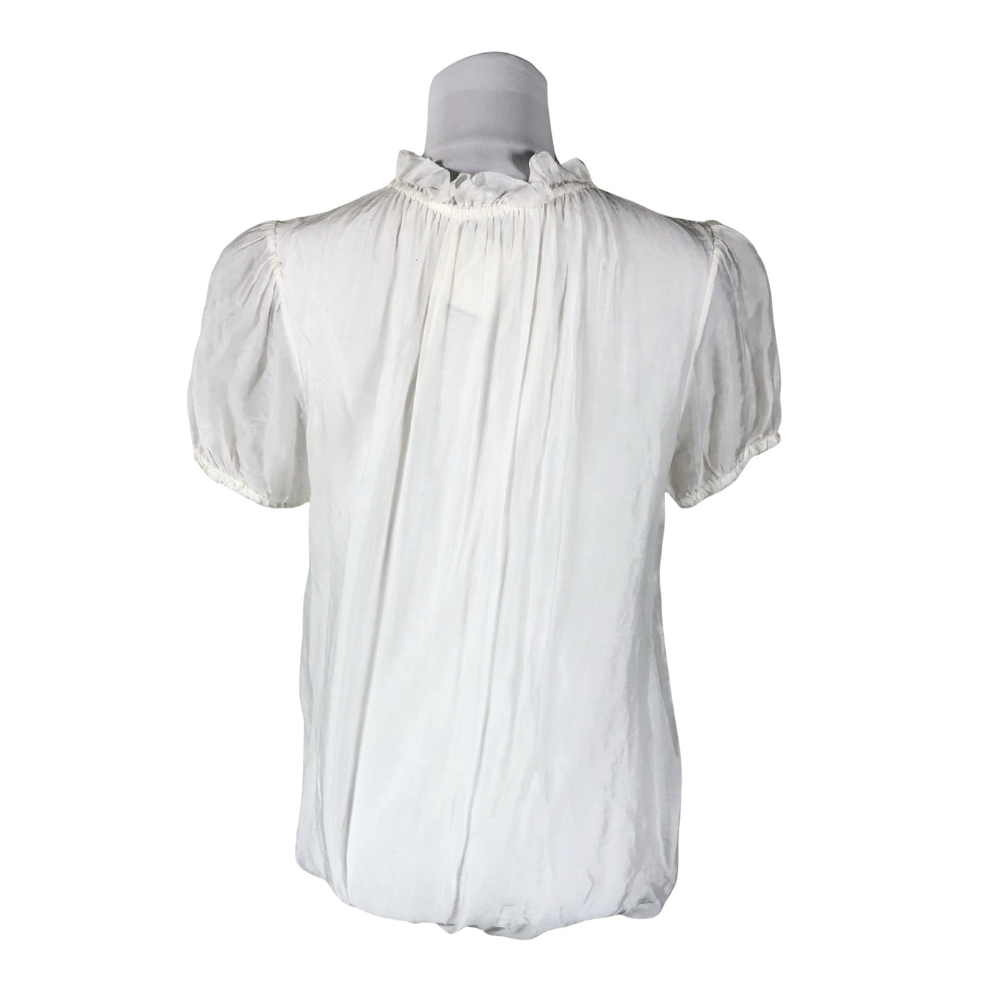 Unisex Mosaic - Short-sleeved blouse, size 38 - White (2)