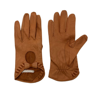Unisex Edmins - Leather gloves, size Ei kokoa - Brown (1)