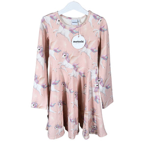 Unisex Metsola - Tricot dress, size 134 - 140 - Light pink (1)