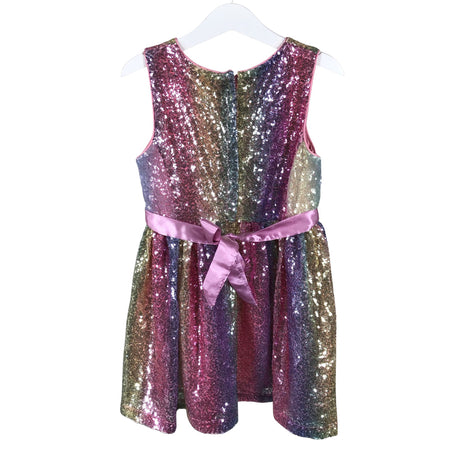 Unisex Lindex - Party dress, size 122 - 128 - Light pink (2)