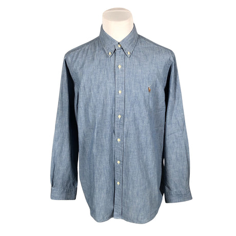 Unisex Polo Ralph Lauren - Collared shirt, size XXL - Light blue ()