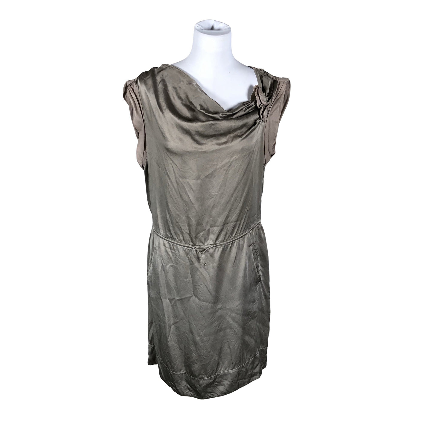Unisex Hugo Boss - Schiffon dress, size 40 - Beige (1)