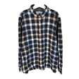 Unisex Kronstadt - Flannel shirt, size 140 - 146 - Blue ()