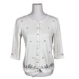 Unisex Liz Claiborne - Tricot shirt, size 36 - White ()