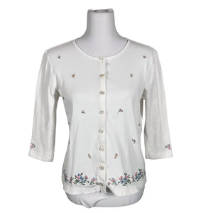 Unisex Liz Claiborne - Tricot shirt, size 36 - White (1)