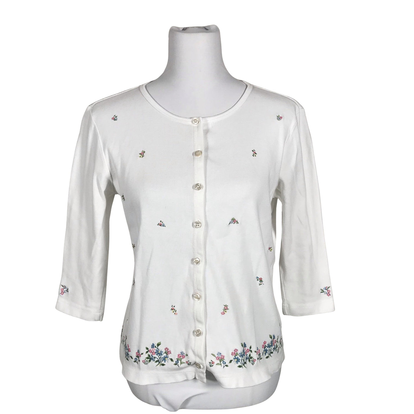 Unisex Liz Claiborne - Tricot shirt, size 36 - White (2)