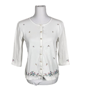 Unisex Liz Claiborne - Tricot shirt, size 36 - White (2)