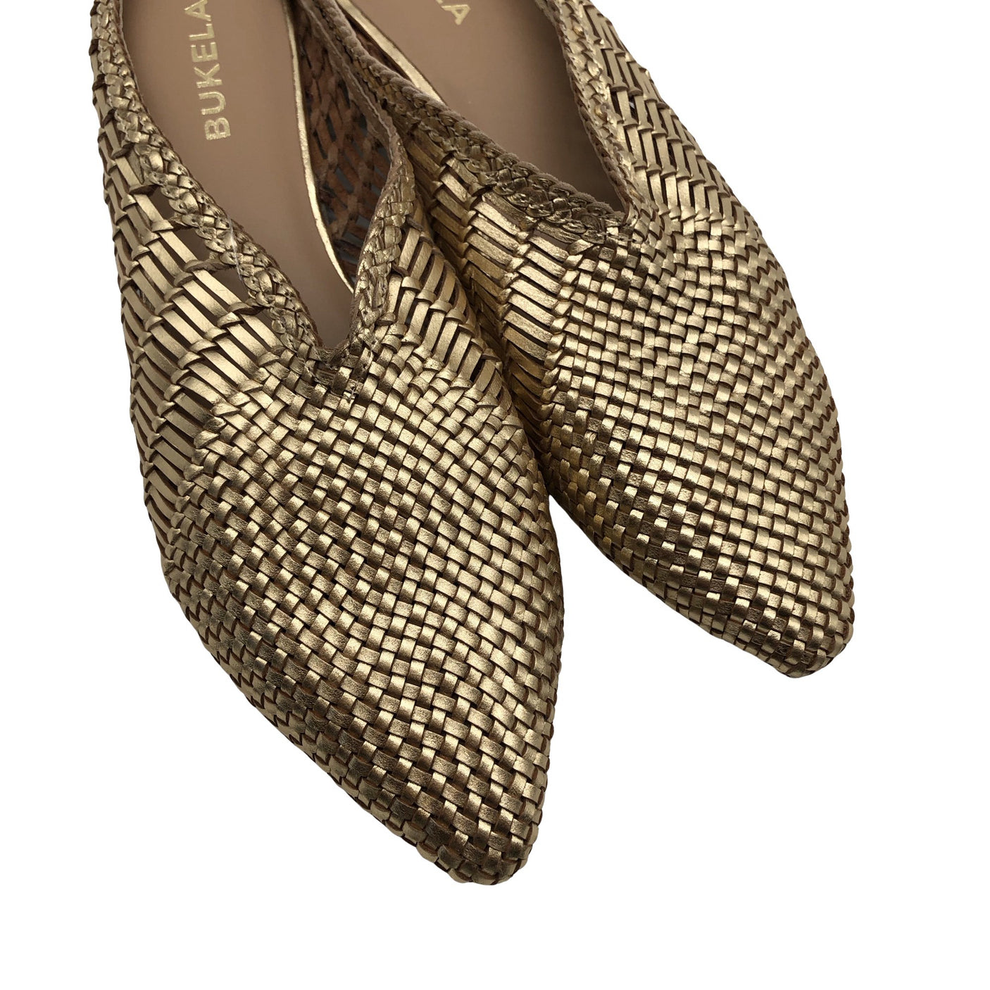 Unisex Bukela - Loafers, size 40 - Gold (2)